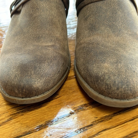 Fergalicious brown booties.  Size 7.  Brown with 2” heel. - Picture 2 of 9